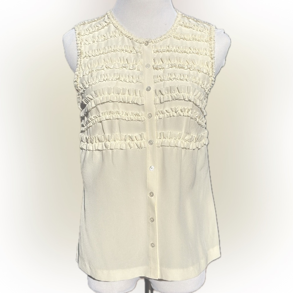 Tory Burch Silk Sleeveless Blouse